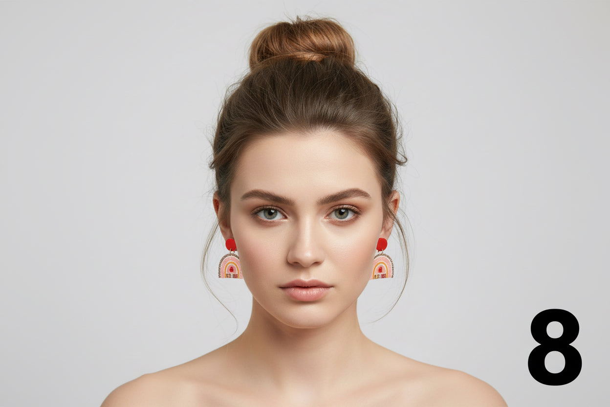 Aretes con diseños educativos