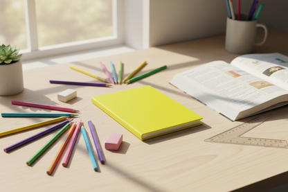 Libretas pequeñas color neón